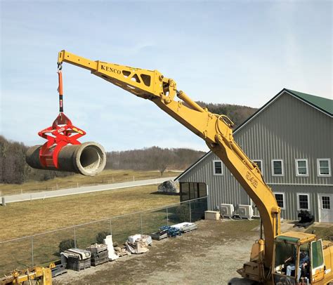 mini excavator boom attachment